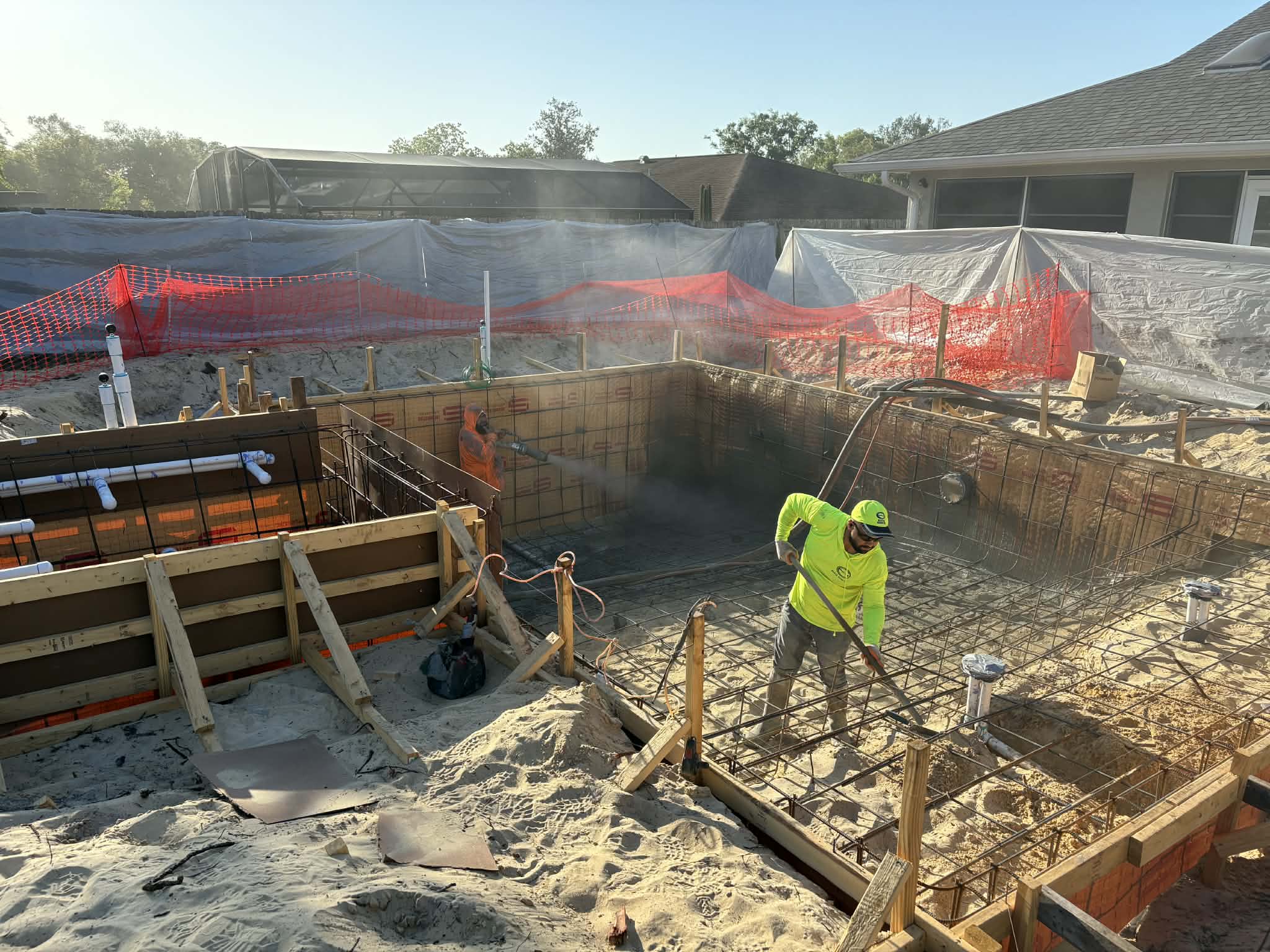 New Pool Build — Phase 2: Forming