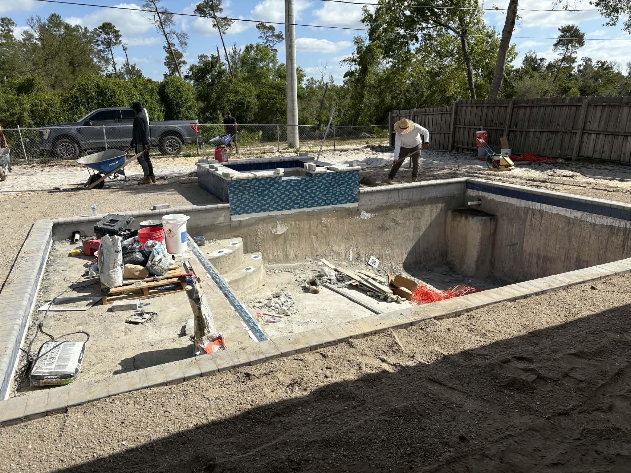 New Pool Build — Phase 3: Shell